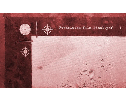 detail of small text on screen